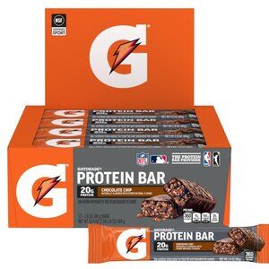 Gatorade Whey Protein Recover Bars, Chocolate Chip, 2.8 ounce